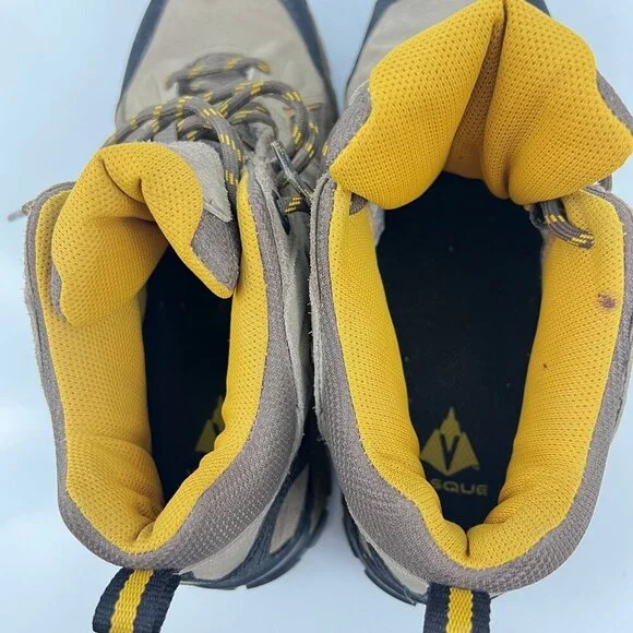 Vasque Women's Hiking Boots Size 9.5 M Brown/Yellow Suede & Mesh Upper Outdoor - Picture 10 of 10